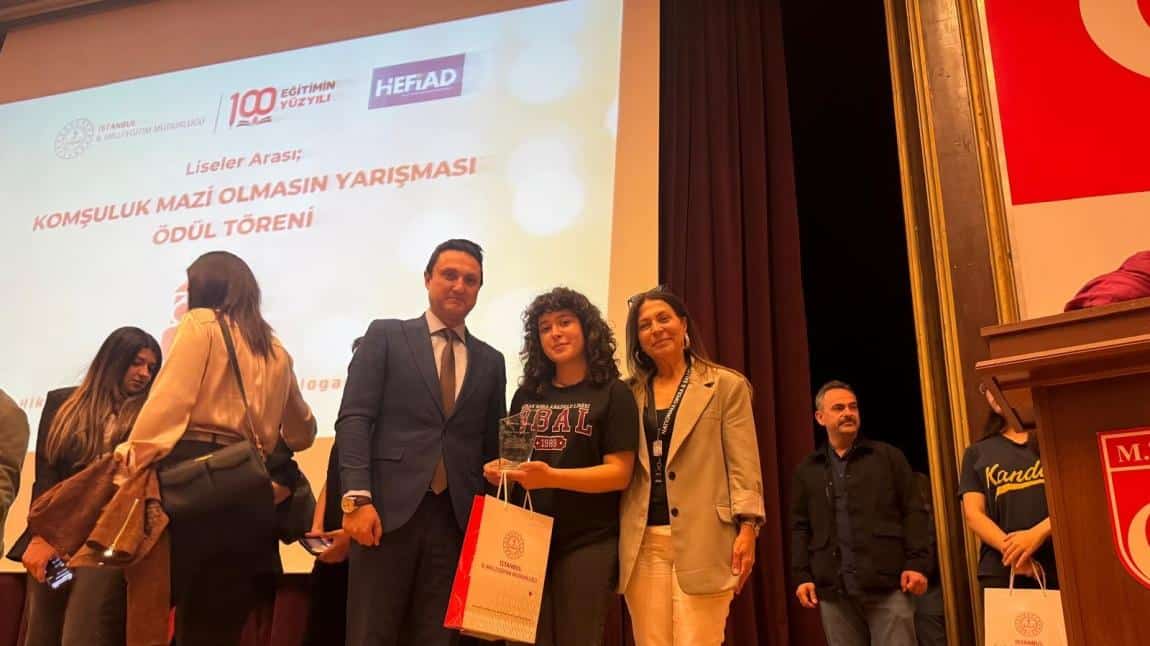 Öğrencimiz Deniz Mutlan DEMİRASLAN İstanbul İl İkincisi Oldu!