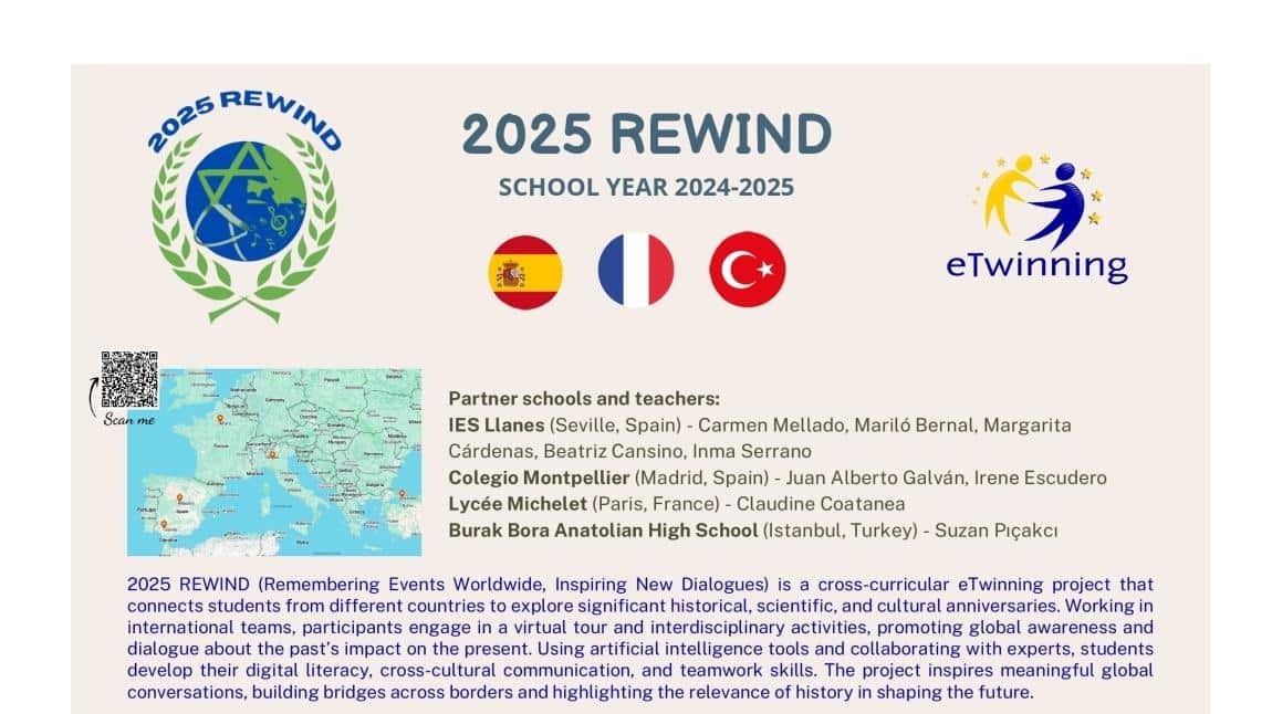 2024/2025 E-Twinning Kültürlerarası Projemiz: REWIND